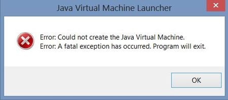 Устраняем ошибку "Could not create the Java virtual machine"
